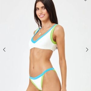 NWT L*Space x Anthropologie Bikini Top